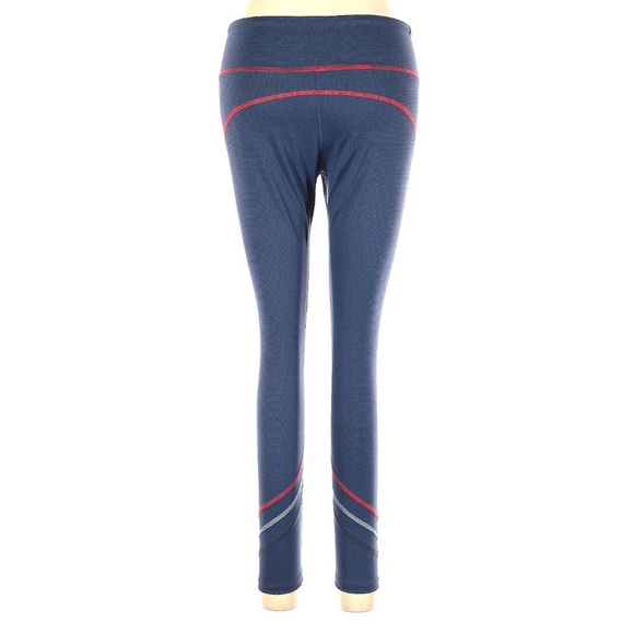 Marine Layer Mia Sport Weekend Navy Blue and Red Leggings Size Medium M - Picture 3 of 4